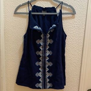 Market & Spruce Embroidered Women's Top M